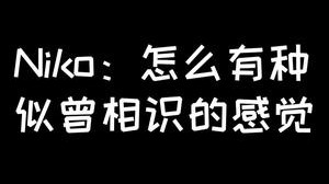 Niko：这种似曾相识的感觉