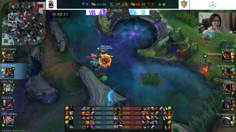 【2021-11-13 19点场】主任5748：二路解说LOL世界赛Day1