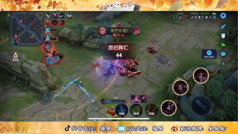 【王者荣耀】骚易丶的精彩时刻 20211116 00点场