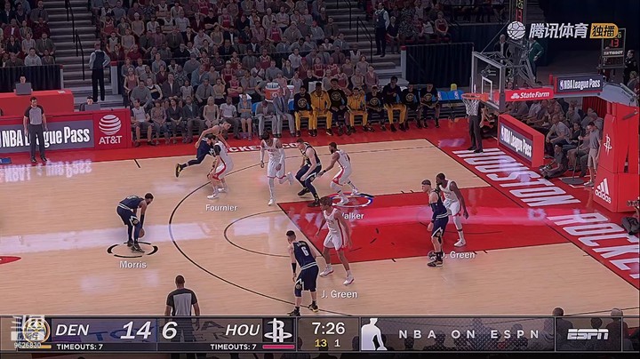 NBA2K21BLY最新名单烂队拯救之火箭,对阵掘金