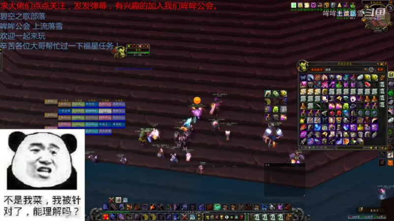 【魔兽怀旧服】碧空之歌部落，哞哞公会11月15日五团G团视频 23点场