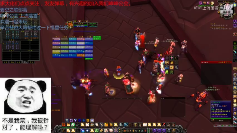 【魔兽怀旧服】碧空之歌部落，哞哞公会11月14日四团G团视频 19点场