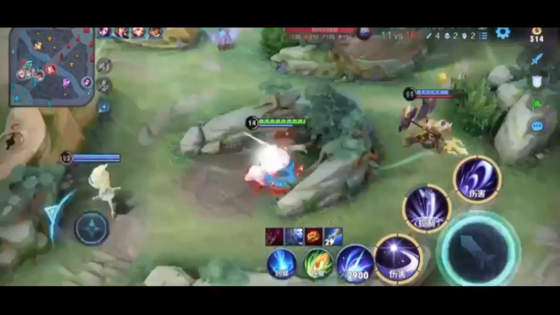 露娜月下无限连