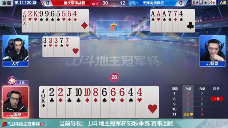 【2021-11-17 22点场】JJ斗地主官方：经典战役回顾 488743