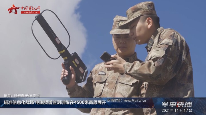 瞄准信息化战场 电磁频谱监测训练在4500米高原展开