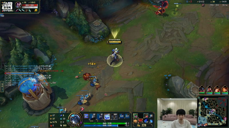 【英雄联盟】金咕咕金咕咕doinb的精彩时刻 20211119 19点场