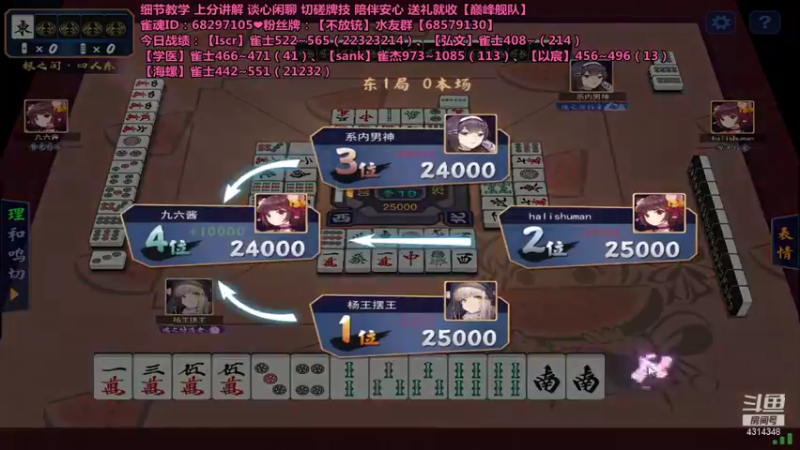 【2021-11-15 06点场】不麦书屋：❤雀豪小姐姐上分❤三振出局