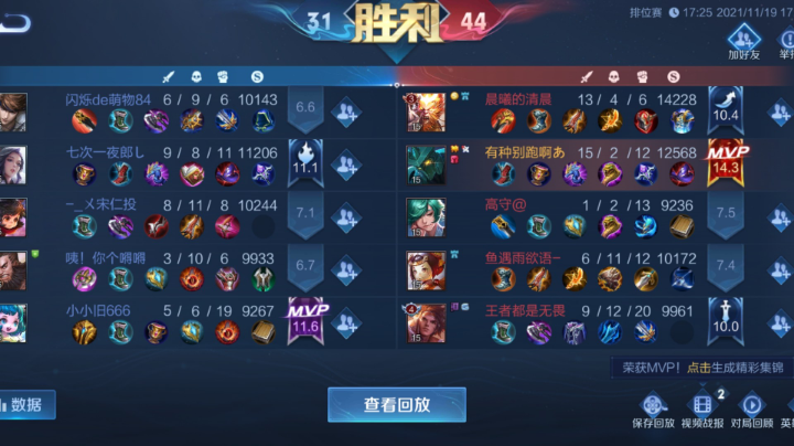 单人星耀上王者