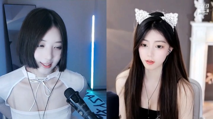 美女直播连麦PK，这身材谁不爱啊