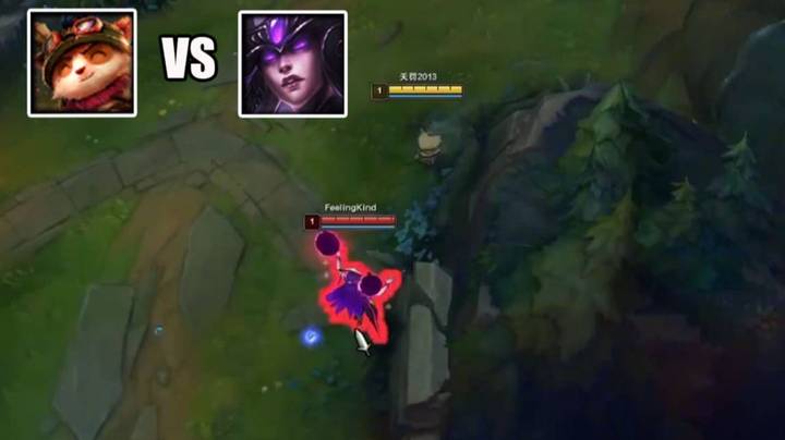 【恶霸提莫】这就是提莫打长手英雄的技巧，学会了必上一个大段