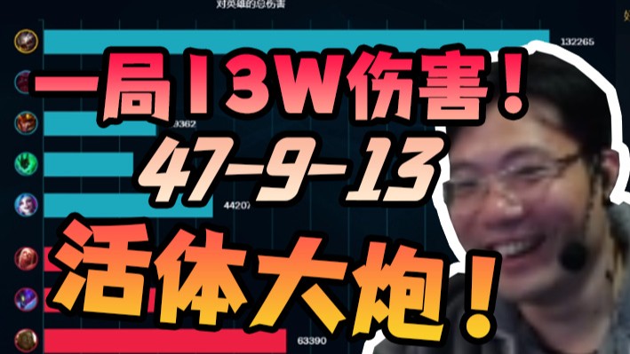 47鲨13w伤害大嘴是什么概念？强的嘛不谈