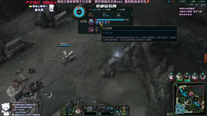 【2021-11-19 03点场】dum666：季前赛ADC暴力崛起