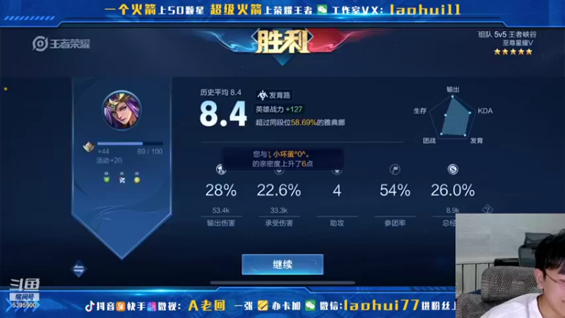 【2021-11-20 14点场】A老回：杨玉环蓝刀打野带粉如打人机教学