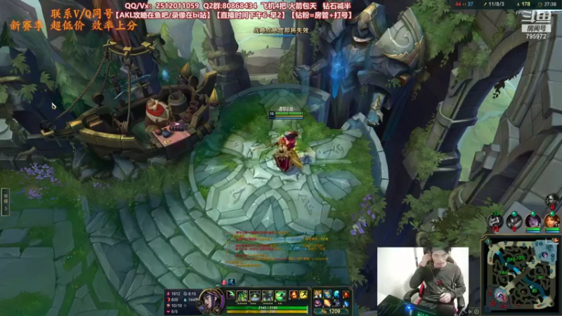 【2021-11-20 01点场】Akl托尼老师：世界顶尖阿卡丽：S12最新版玩法出装教学