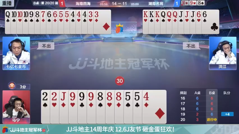 【2021-11-20 07点场】JJ斗地主官方：高手驾到-主播擂不擂