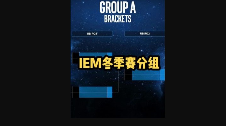 IEM冬季赛分组出炉，天禄分到A组首轮对战G2！！加油！