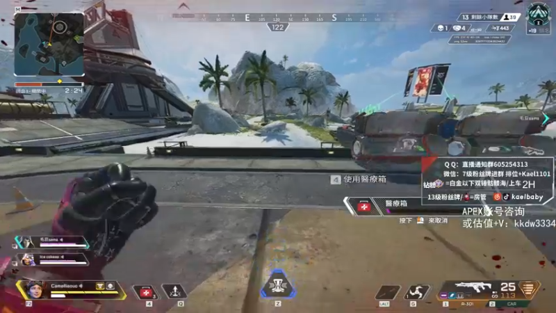 【2021-11-22 01点场】YW三冰卡尔：场伤4000 钻粉骷髅海！爆杀