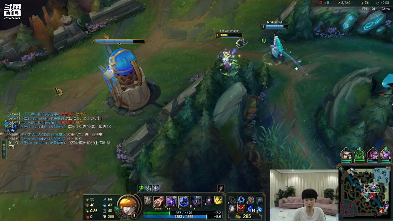 【英雄联盟】金咕咕金咕咕doinb的精彩时刻 20211122 02点场