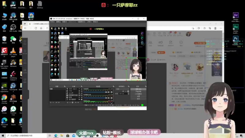 【2021-11-22 14点场】一只萨摩耶zz：【御姐音】什么叫vtube啊（后仰）