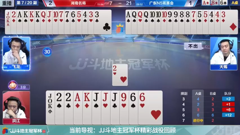 【2021-11-22 00点场】JJ斗地主官方：经典战役回顾 488743
