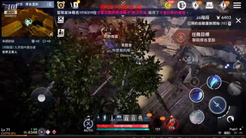 【2021-11-17 20点场】请叫我流年吖：黑色沙漠手游，新游热力