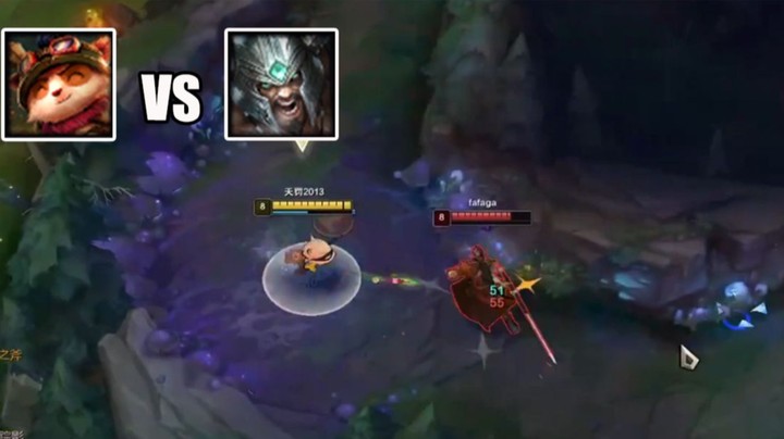 【恶霸提莫】当蛮王碰到拥有3秒致盲的提莫会发生什么，看完笑的你肚子疼