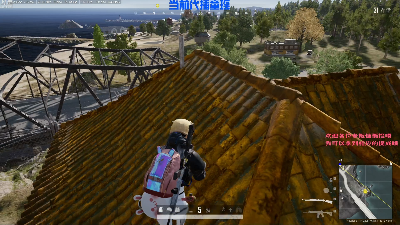 【吃鸡游戏】轻语丶619的精彩时刻 20211123 01点场