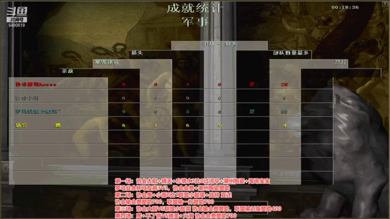 【2021-11-22 20点场】罗马协会：罗马复兴巅峰对决