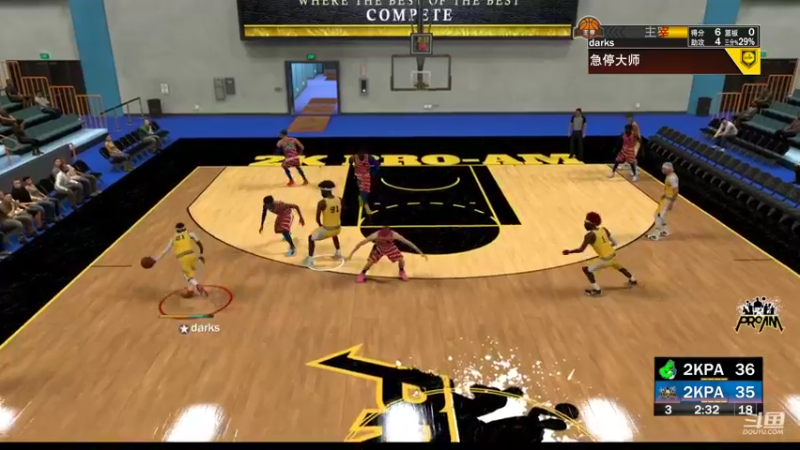 【2021-11-14 22点场】darks000：NBA2K22 玩篮球的一天！