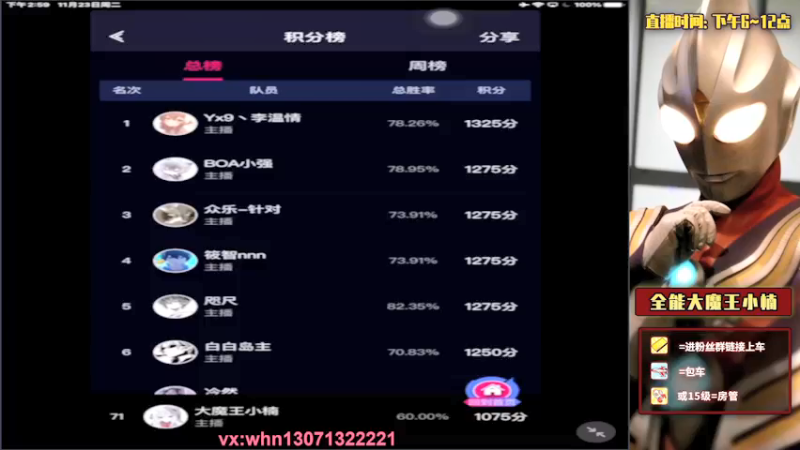 【2021-11-23 14点场】大魔王小楠：碰碰车冲冲冲 4318686