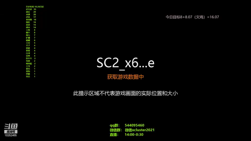【2021-11-23 12点场】xcluster：星际酒馆，痛苦日d2