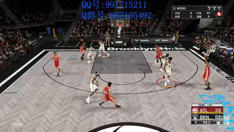 【2021-11-23 21点场】1h2and2mq：NBA2K22线上联盟