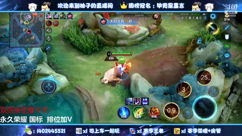 【2021-11-25 16点场】毕竟是柚子：荣耀66星单排国服阿珂