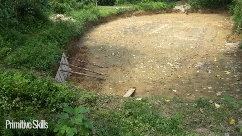 2KD41装修游泳池18山野基地】《如果你一无所有 进入单人我的世界，自由荒野 离网乐园 全手工制作耕种 快乐野外生活》《如果你一无所有，进入荒野...》