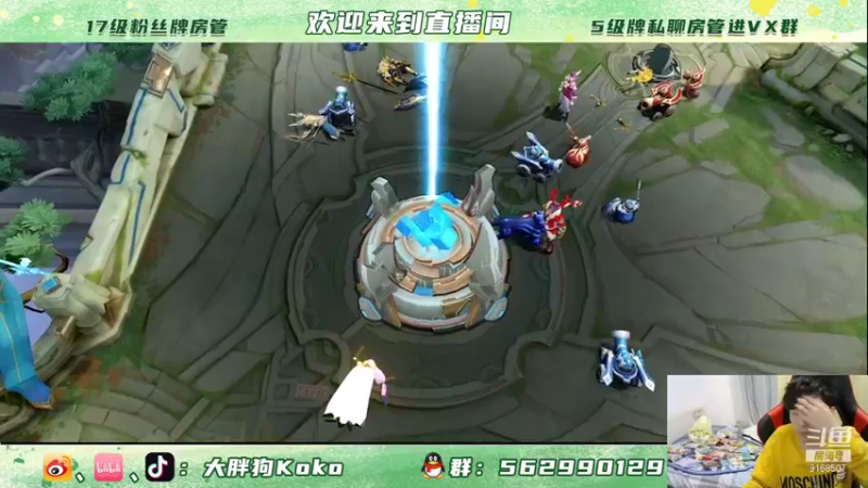 【2021-11-26 19点场】大胖狗koko：国服鲁班 刘禅 2300分 辅助教学