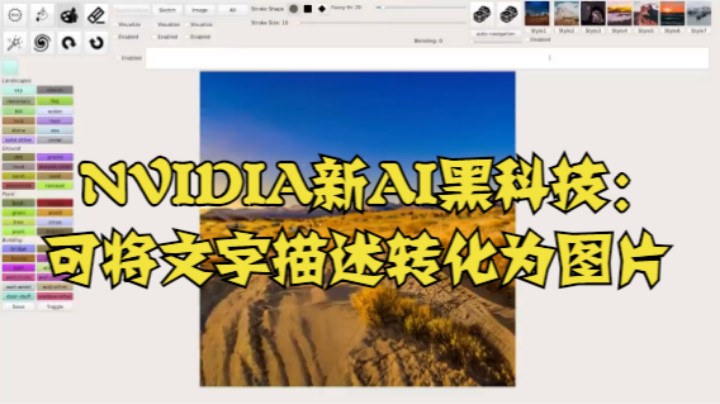 NVIDIA新AI黑科技：可将文字描述转化为图片