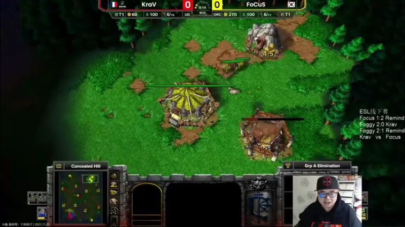 【TED出品】ESL总决赛A组败者 Focus vs Krav 因小失大