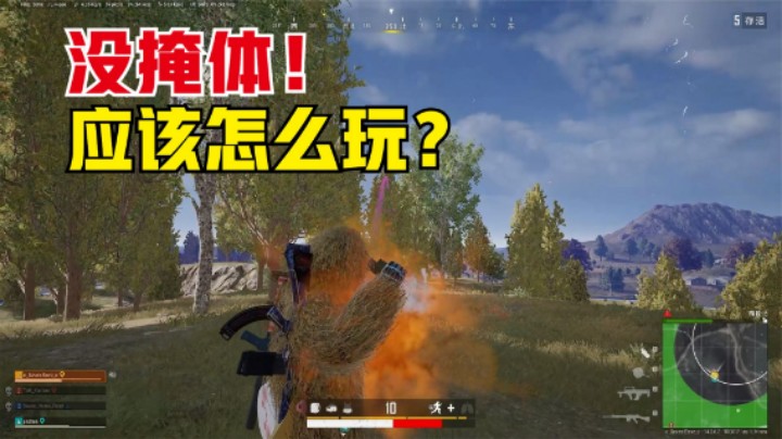 决赛圈没掩体怎么办？合理运用烟雾弹，吃鸡还不轻松？