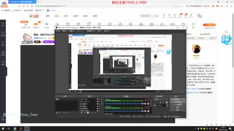 【2021-11-26 17点场】西瓜Melon1：西瓜：峡谷750上1000 打野教学