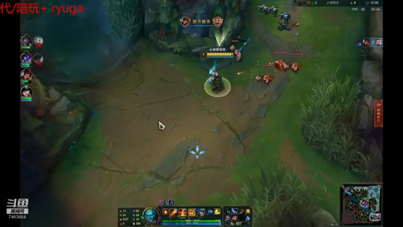 【2021-11-22 22点场】内涵段子丶影子c：扭曲丛林铂金局艾克男刀凯隐打野教学