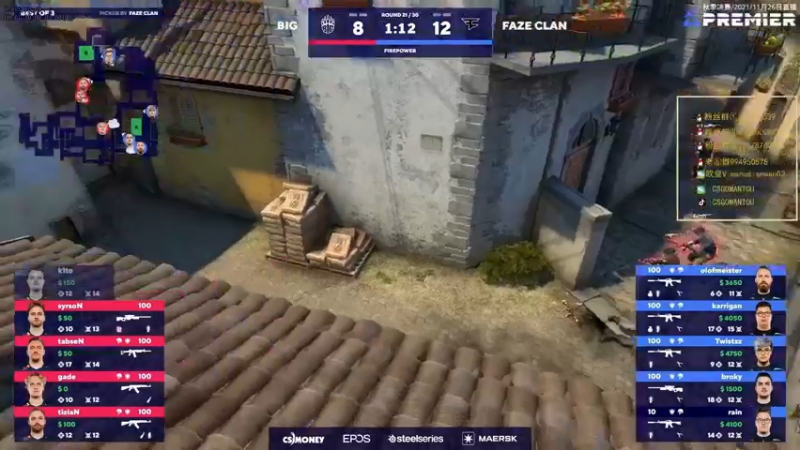 【2021-11-26 22点场】CSGO馒头：8点半解说BLAST