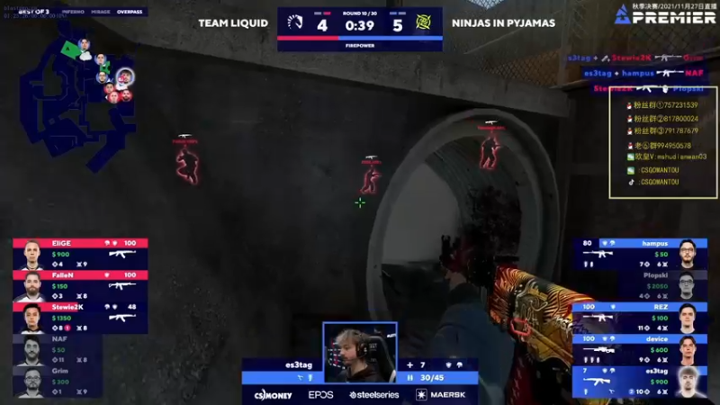 【2021-11-27 02点场】CSGO馒头：8点半解说BLAST