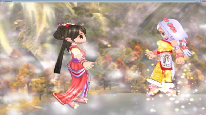 神仙湖两萌妹换命