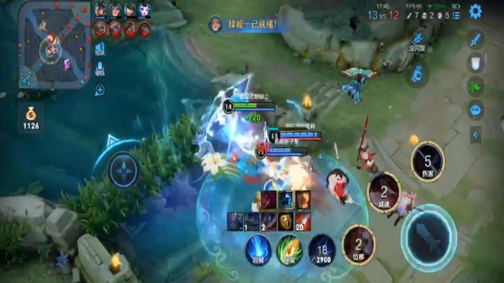 李白1v5 4杀秀