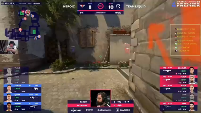【2021-11-27 23点场】CSGO馒头：8点半解说BLAST