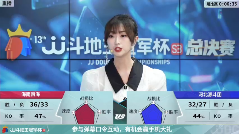 【2021-11-28 05点场】JJ斗地主官方：冠军杯总决赛A组海南四海3:3河北源斗团