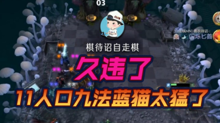 久违了 11人口九法蓝猫太猛了