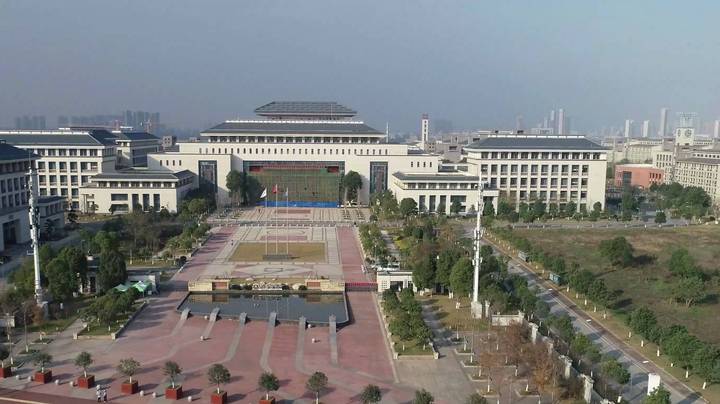 航拍武汉学院