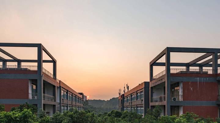 重庆移通学院~清新日出~日落
