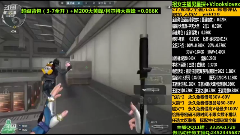 【2021-11-30 02点场】太原庞臭臭：新角色麻雀/借号/CF点秒到